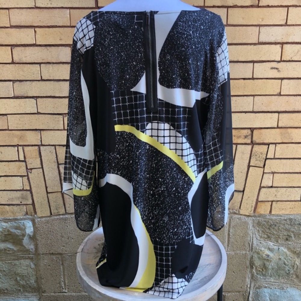 ❣️ Alfani multi colored top Size OX Zipper Back - Picture 2 of 4